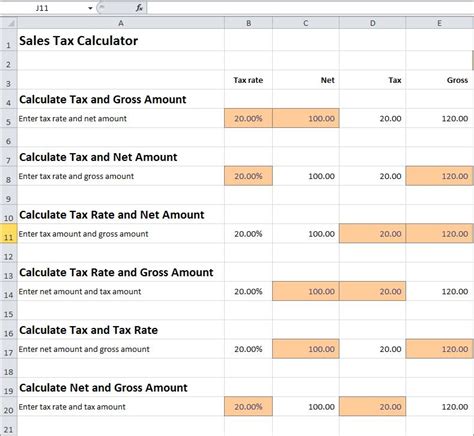 Sales Tax Calculator 